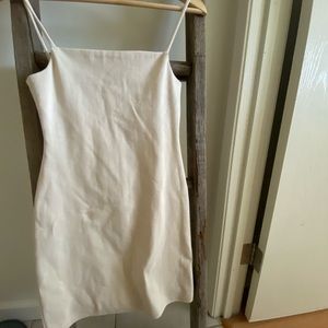 Cream coloured mini dress from Oak&Fort